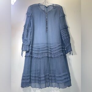 Vintage Sundance Sheer Prairie Dress - S
